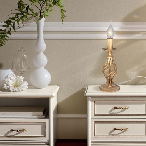 Настольная лампа дизайнерская металл S5095-1