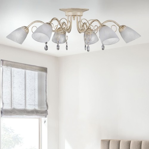 Люстра потолочная 6 плафонов S2019-6