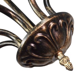 Люстра Петрасвет S1236-10, 10хЕ14 макс. 60Вт