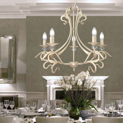 Люстра большая подвесная 5 ламп дизайнерская S3126-5