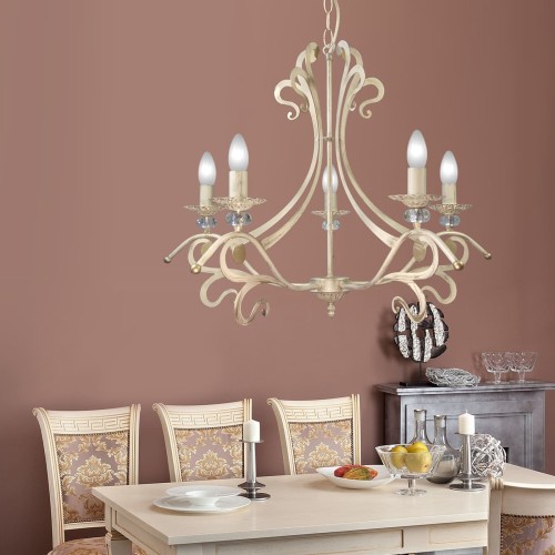 Люстра большая подвесная 5 ламп дизайнерская S3126-5