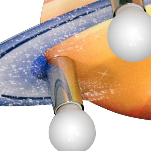 Люстра потолочная 6 ламп в детскую комнату Сатурн S2379-6