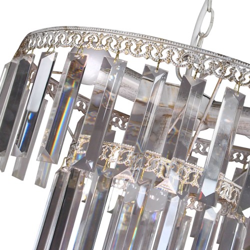 Люстра хрустальная большая подвесная 4 лампы S2491-4